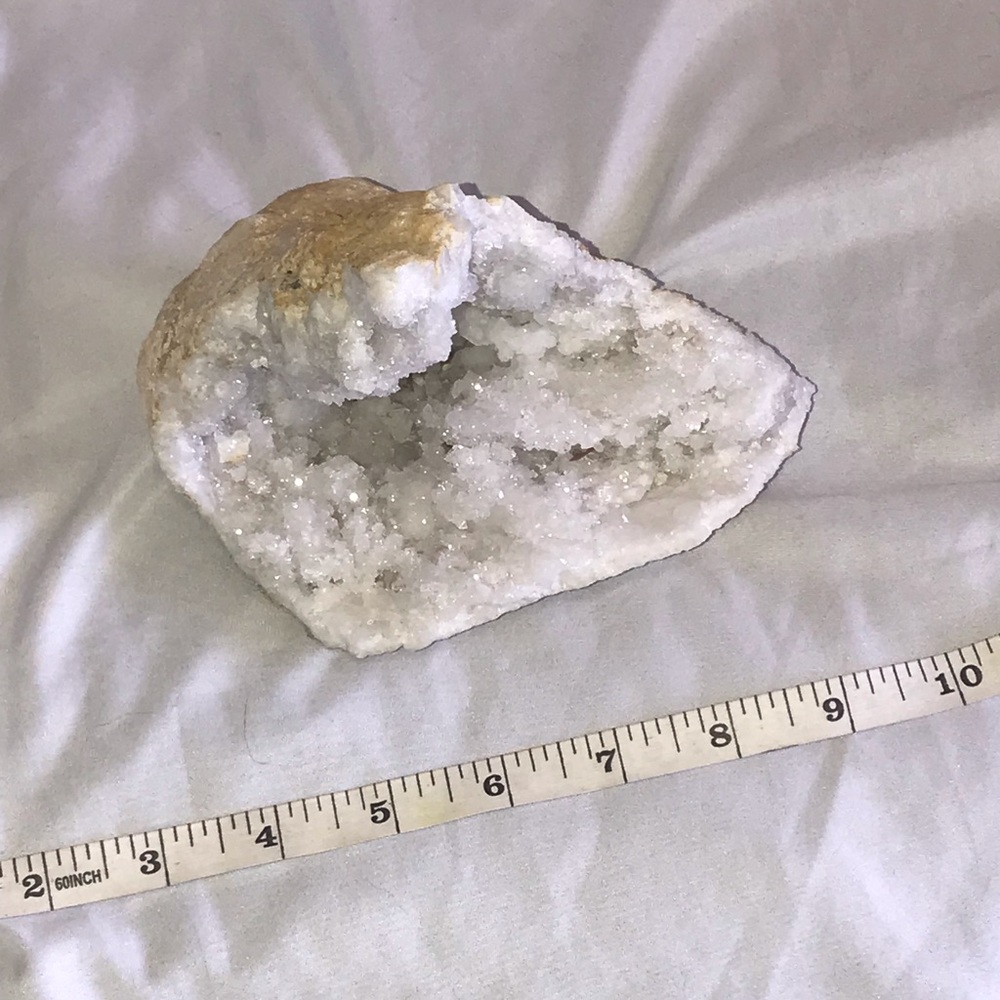 Clear quarts crystal